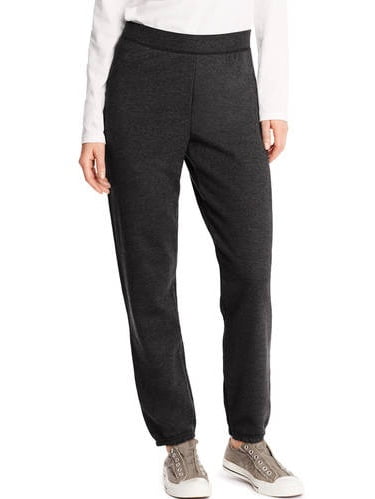 hanes women's fleece sweatpants with cinched ankle