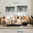 thumbnail image 4 of Elephant Stock Famous Joshua Trees Wall Art - Horizontal Canvas Wall Art - Living Room Wall Decor - Floral And Botanical Canvas - Black And Gray Decor By Philippe Hugonnard - 45" x 30", 4 of 8