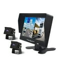 thumbnail image 2 of 2CH 7" IPS Screen Car Truck Bus AHD DVR Monitor With Digital Video Recorder For AHD Front Rear Reverse Backup Camera 1024X600, 2 of 7