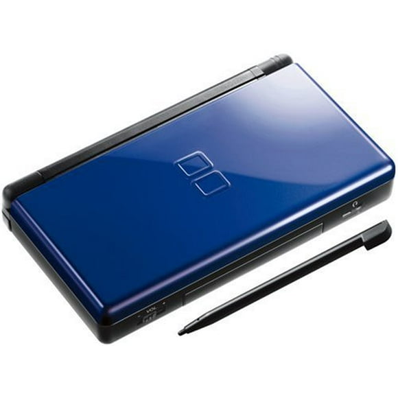 Restored Nintendo DS Lite Cobalt Black Video Game Console with Stylus and Charger (Refurbished)