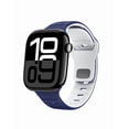 thumbnail image 1 of Correa de Silicona Deportiva para Apple Watch, Compatible con Todas las Series, Bicolor, 1 of 4