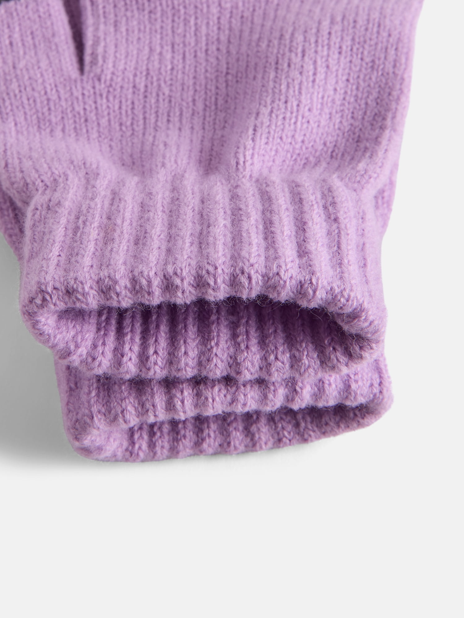 Justice Girls Faux Fur Earmuff and Glove Set, Purple