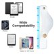 thumbnail image 2 of Soporte de correa de mano CoBak para Kindle/Tablet - Blanco transparente, 2 of 7