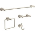 thumbnail image 2 of Delta NIC46-DN Nicoli Bath Towel Ring Satin Nickel Finish, 2 of 4