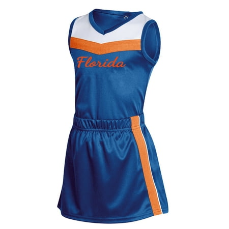 Girls Infant Russell Athletic Royal Florida Gators 3-Piece Cheer Set