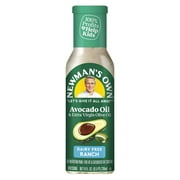 Newman's Own Avocado Oil & Evoo, Dairy Free Caesar Dressing, 8oz bottle