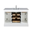 thumbnail image 5 of Design Element Milano 48" Single Sink Bathroom Vanity in White, 5 of 10