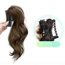 Pony Tail Hair piece, Curly Synthetic Short Wavy Ponytail, Sweet Natural UK 9CY9