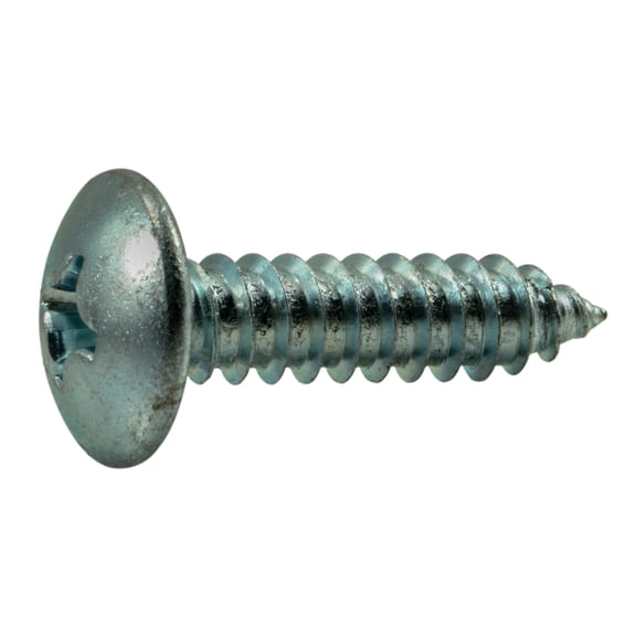 #14 x 1" Zinc Plated Steel Phillips Truss Head Sheet Metal Screws (20 pcs.)