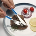 thumbnail image 5 of 4pcs, Reusable for Lunch Camping School Picnic Workplace Travel, Includ Fork Spoon Knife, 5 of 5