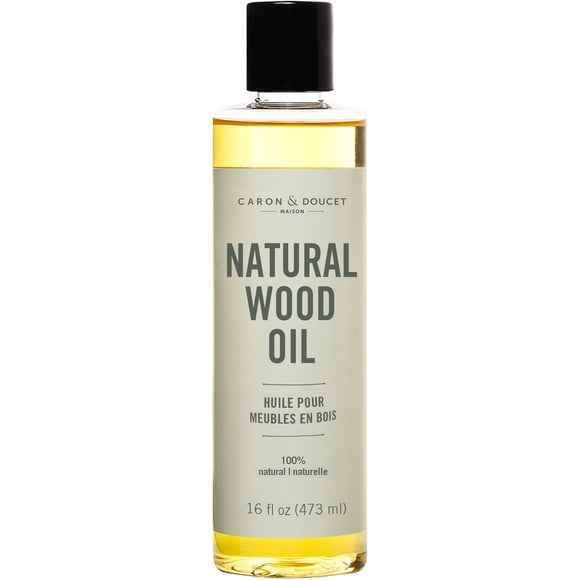 Caron & Doucet - Huile de Conditionnement du Bois Naturel - Huile de Conditionnement et de Polissage du Bois 100 % à Base de Plantes - Parfumée à l'Orange - Convient aux Meubles Naturels. (473 ml (Lot de 1))