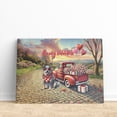 thumbnail image 3 of Be My Valentine's Australian Cattle Dog Truck Full of Love Flower Balloon Horizontal Matte Canvas Poster Heeler Lover Gifts Wall Art Home Decor - 02029, 3 of 5
