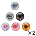 thumbnail image 2 of Ojos de cristal para muñecas, redondos, de 10 a 40 mm, con forma de cúpula, de dragón, para gato, accesorio de juguete para pupila, para muñecas Blyth, 2 of 5