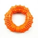 thumbnail image 1 of Juguetes masticables para perros grandes, comida y masticables increíbles - Juguetes para perros cachorros pequeños y medianos - Sabor a carne de res no tóxico - Naranja, 1 of 5