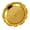 Gold., variant on lanema Sturdy Iron Fruit and Snacks Tray Feature Delicate Embossing Display Plate Ideal for Parties Picnics and Daily Use