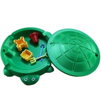 Mini Turtle Shape Sandbox With Tools Kit, Garden Ornament Stress Relief Toy Novelty Gift, Home Office Desktop Decor