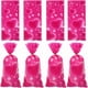 thumbnail image 2 of Xiao Hua 150 bolsas de celofán con cierres giratorios para dulces, galletas, repostería, pasteles, bodas, cumpleaños (rosa oscuro), 2 of 4