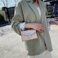 thumbnail image 4 of Bolsa Elegante bolso de hombro de cuero de piedra para mujer, bolsos de mensajero con cadena (camello) JShteea Para Estrenar, 4 of 9