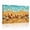 B, variant on XaaKee Beach Motif 0057 Coastal Landscape Painting Vertical Canvas Prints Wall Art Inner Framed 18*12Inch