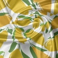 thumbnail image 5 of Ambesonne Lemons Valance Pack of 2, Energetic Colors Citrus Art, 54"X12", Earth Yellow White Green, 5 of 5
