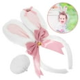 thumbnail image 3 of CIMAXIC Party 1 Set Cosplay Party Rabbit Ear Headbands Furry Tail Adorable Photo Prop,10.63"X5.91"X1.18", 3 of 5
