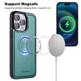 thumbnail image 5 of Decase Magnetic PU Leather Wallet Phone Case for iPhone 16 Pro Max, RFID Blocking, Mag-Safe Compatible, 2-in-1 Removable Card Holder,Shockproof Flip PU Leather Phone Cover,Green, 5 of 9
