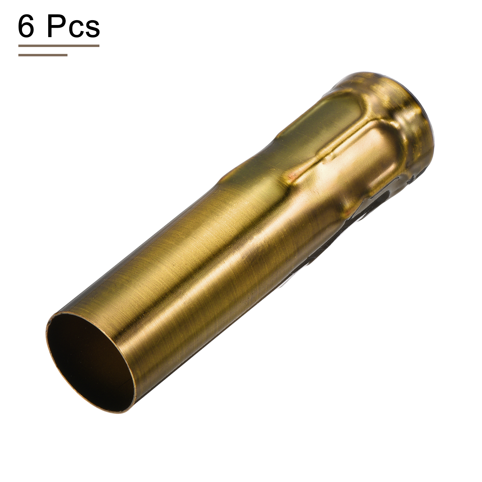 Candle Socket Covers for Chandelier Bulb Base Holders Gold Bronze 0.98" x 3.94"