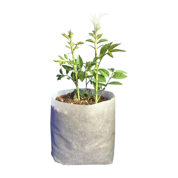 Bolsas de vivero de plantas no tejidas Macetas de plántulas de tela Contenedor Bolsa de plántulas de cultivo de plantas degradables Bolsas de arranque de semillas biodegradables para plantar flor