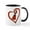 White/Black Inside, variant on CafePress - Heartfelt Bell Mug - 11 oz Ceramic Mug - Novelty Coffee Tea Cup