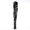 thumbnail image 2 of Pleaser Seduce-3000 Black Patent Fashion Stiletto Zip Over The Knee Boots 7, 2 of 5