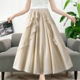 thumbnail image 2 of Sngxgn Skirt for Women Women's High Waisted Skorts Skirts for Women Casual(Beige,One Size), 2 of 8