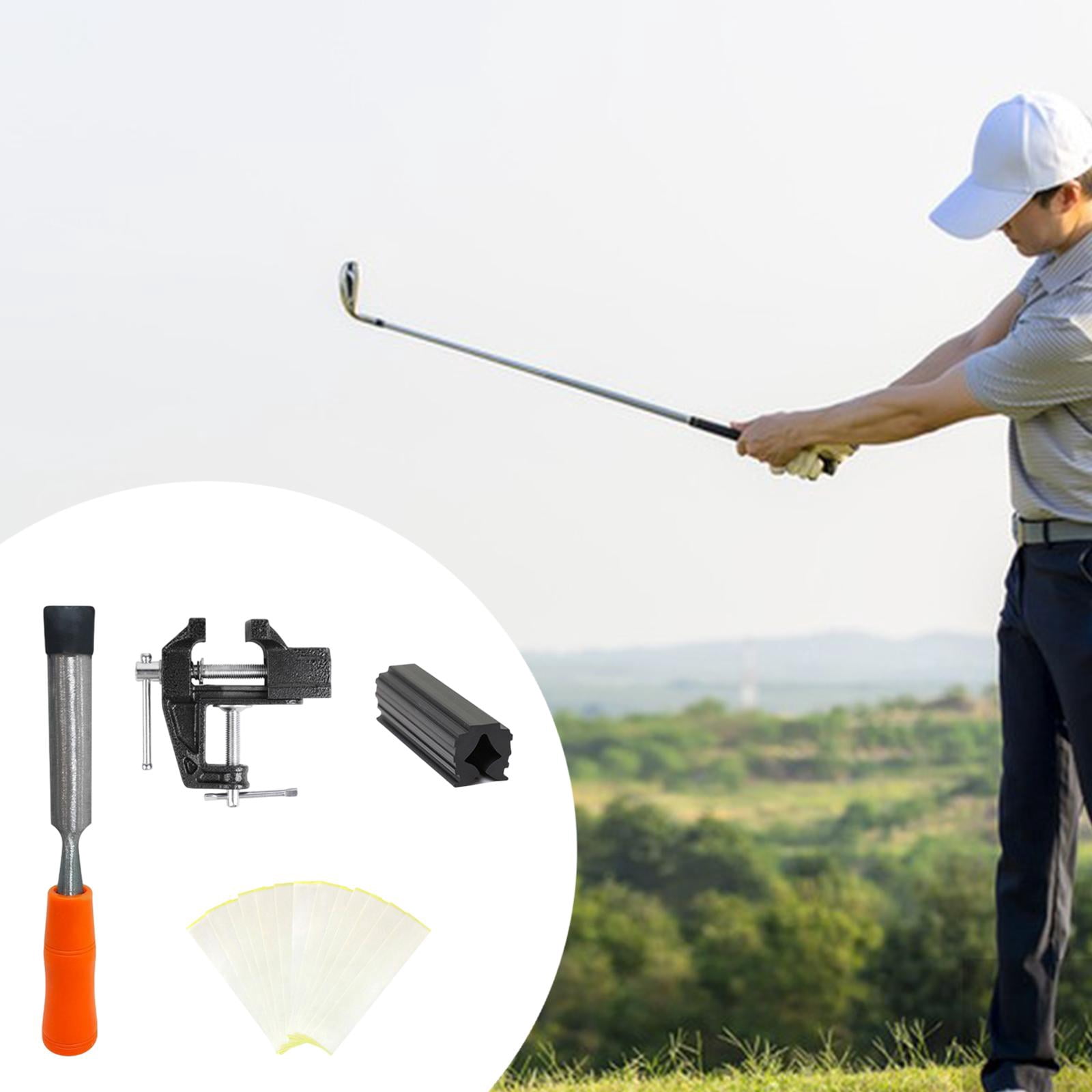 harayaa Golf Club Grip Vise Clamp Kit Gifts for Golf Enthusiast Replacement Professional Orange Remover