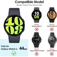 [6+6 Pack] Galaxy Watch 6 Screen Protector Case Cover 40mm,