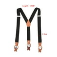 thumbnail image 4 of Milageto Suspender for Men Women Casual Tuxedo Suspender for Trousers Themed Party Black, 4 of 8