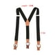 thumbnail image 4 of Tirantes para pantalones de hombre y mujer, con banda elástica, tirantes para pantalones Negro, 4 of 9