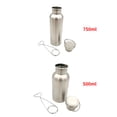 thumbnail image 3 of Stainless Camping Bottle Stainless Steel Bottle with Pothook Smooth Stainless Water Bottle Large Boiling Water Bottle Heat Resistant Boiling Drinking Bottle for Outdoor, 3 of 8
