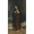 thumbnail image 3 of William Bouguereau 10x14 Black Modern Framed Museum Art Print Titled - The Storm, 3 of 5