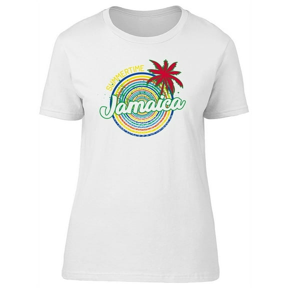 Summertime Tropical Jamaica T-Shirt Women -Image by Shutterstock, Female Small