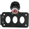 thumbnail image 1 of KaTur Black Motorcycle Tail Light Len Side Mount License Plate Light with Bracket Multifunctional Rear Light Fits, 1 of 5