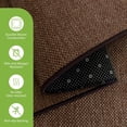 thumbnail image 3 of Woven Sisal Style Kitchen Rug Set - 2PCS (17x47 & 17x29), Farmhouse Style, Non-Printed Surface, Non-Slip, Machine Washable, Brown, 3 of 6