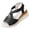 Black, variant on Orthopedic Sandals for Women Platform Wedge Walking Shoes 2026 Summer Slip On Dressy Trendy Casual Arch Support Espadrilles Wedges Brown 7.5 Wide