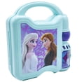 thumbnail image 4 of Lonchera Infantil de Plástico Disney Frozen Anna & Elsa con Botella de Agua 400 ml Verde, 4 of 4