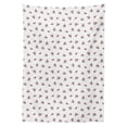thumbnail image 2 of Floral Tablecloth, Pastel Corsage Bouquets Beauty Shabby Romantic Flower Motifs on Plain Backdrop, Rectangle Satin Table Cover for Dining Room and Kitchen, 60" X 90", Pink Dust White, by Ambesonne, 2 of 2