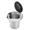 thumbnail image 1 of Jarra Para Salsa De Acero Inoxidable, Olla Para Aceite, Olla Para Salsa Para Acampar Al Aire Libre, Jarra Con Aislamiento Térmico Con Tapa Abatible, Cocina, Olla Para Salsa Para Buffet seitruly HA034439-00, 1 of 6
