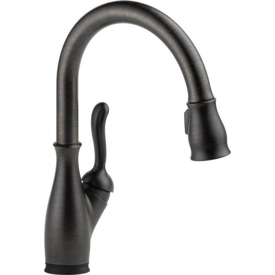 Delta Leland Single Handle Pull Down Kitchen Faucet With Touch2o And Shieldspray Technologies Arctic Stainless