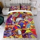 thumbnail image 4 of El Asombroso Circo Digital Conjunto de sábanas temático, trío de piezas, cómodo y amigable con la piel, diseño único, regalo de decoración para el hogar para familiares, amigos y fans,135X200cm, 4 of 6