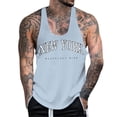 thumbnail image 1 of Aayomet Débardeur Sans Manches pour Hommes Course Sport (Bleu, XXXXL), 1 of 4