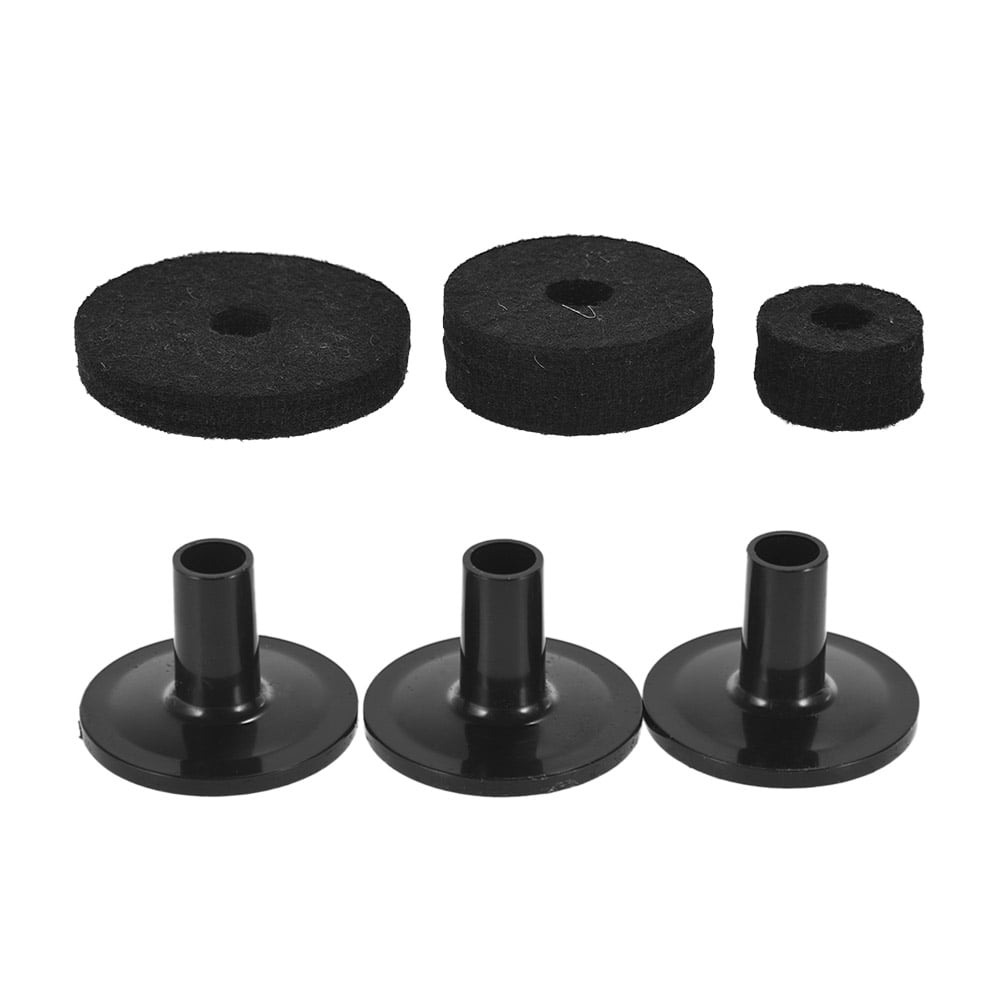 Cymbal Sleeves FarBoat 21Pcs Drums Cymbal Accessories Kits Replacement Parts for Jazz Drums Base Wing Nuts Cymbal Washer Hi Hat Cluth Felts