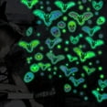 thumbnail image 7 of HAZIUA Under $5 Halloween Luminous Skullss Pumpkin Bat Wall Sticker Holiday Decoration Self Adhesive Fluorescent Sticker B, 7 of 7
