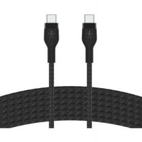 Belkin BoostCharge Pro Flex Braided USB-C to USB-C Charger Cable (1M/3.3ft), USB-IF Fast Charging Cable for iPhone 16 Series, Macbook Pro, iPad Pro, Galaxy S25, S24, Nintendo Switch 2 & More - Black